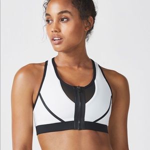 Fabletics Zipper Sports Bra
